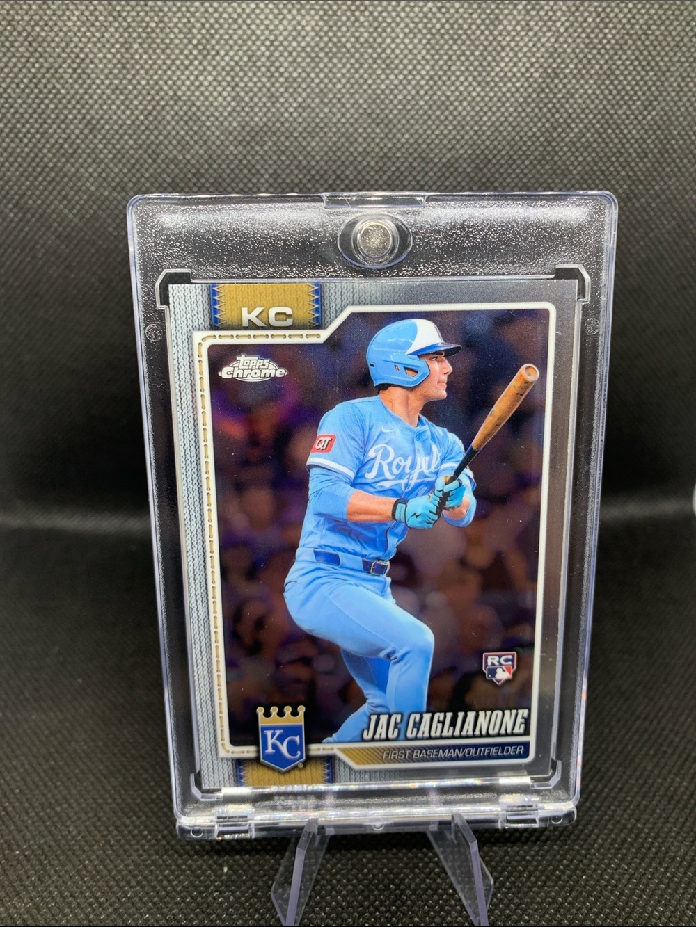 KC Royals Jac Caglianone Topps Chrome Silver Rookie Card Pristine In Case